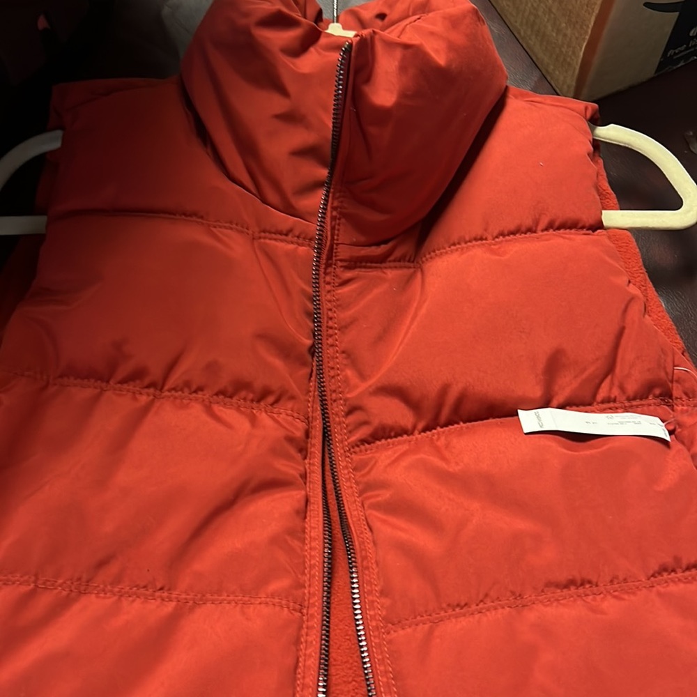 Burnt Orange Puffer Vest